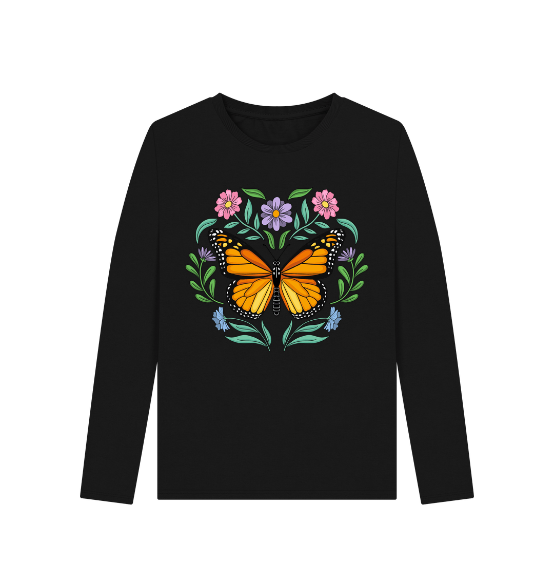 BlackButterfly Organic Cotton Long Sleeve Top Butterfly Longsleeve Top