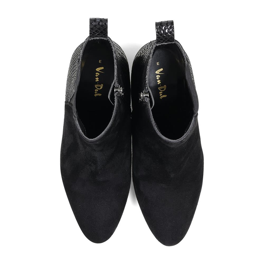 Contemporary Comfort Boots EE Fit ARABELLA - Black Combi Van-Dal Shoes