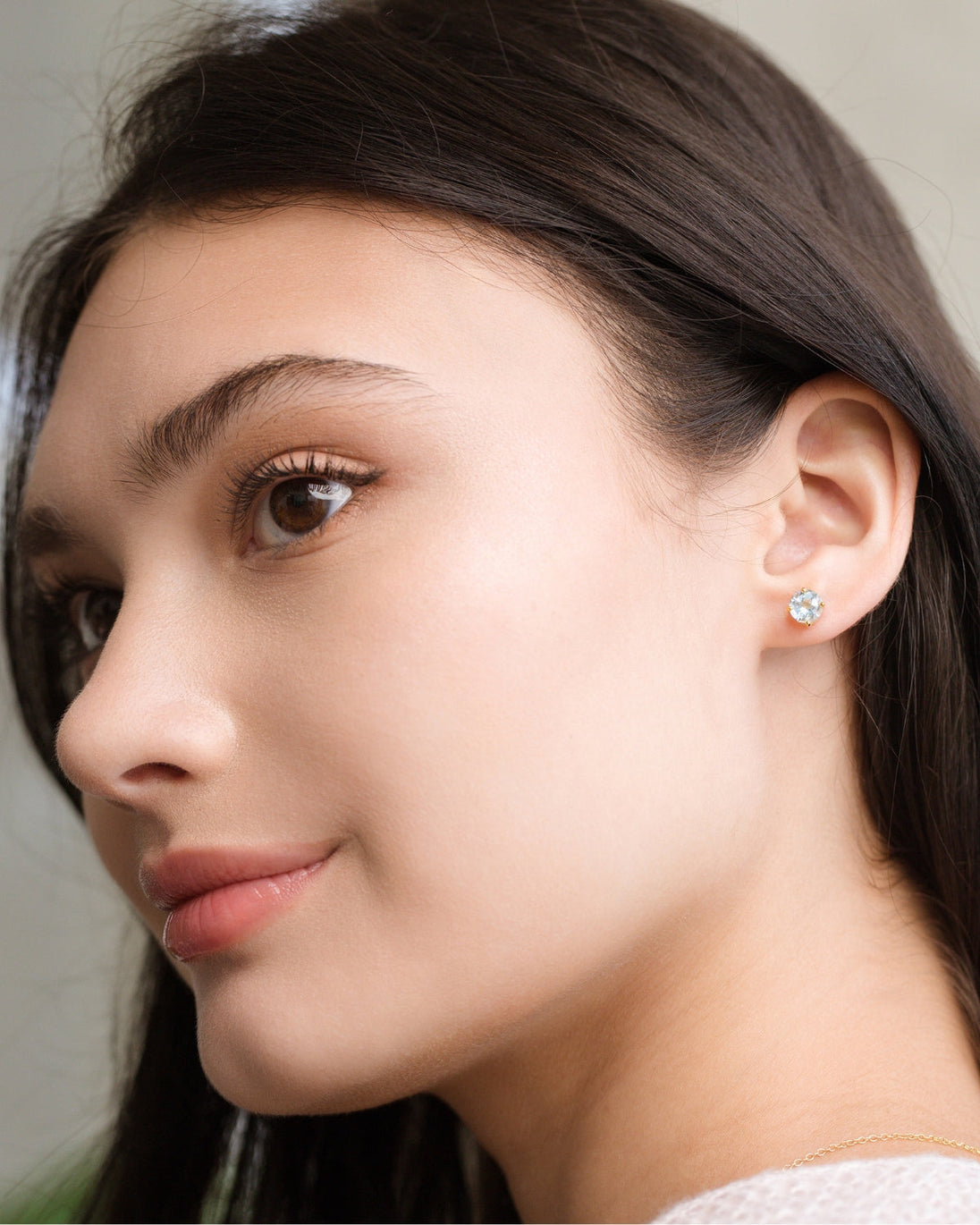 Blue Sapphire & Blue Topaz Jewellery Set in 18k Gold Vermeil Vianne Jewellery