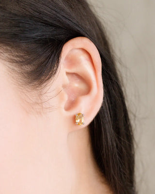 Mini Citrine Jewellery Set | Sterling Silver | Bracelet & Earrings Set Vianne Jewellery