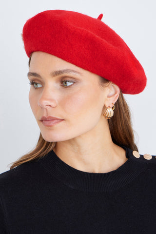 Red Bow Beret - Ezeyor