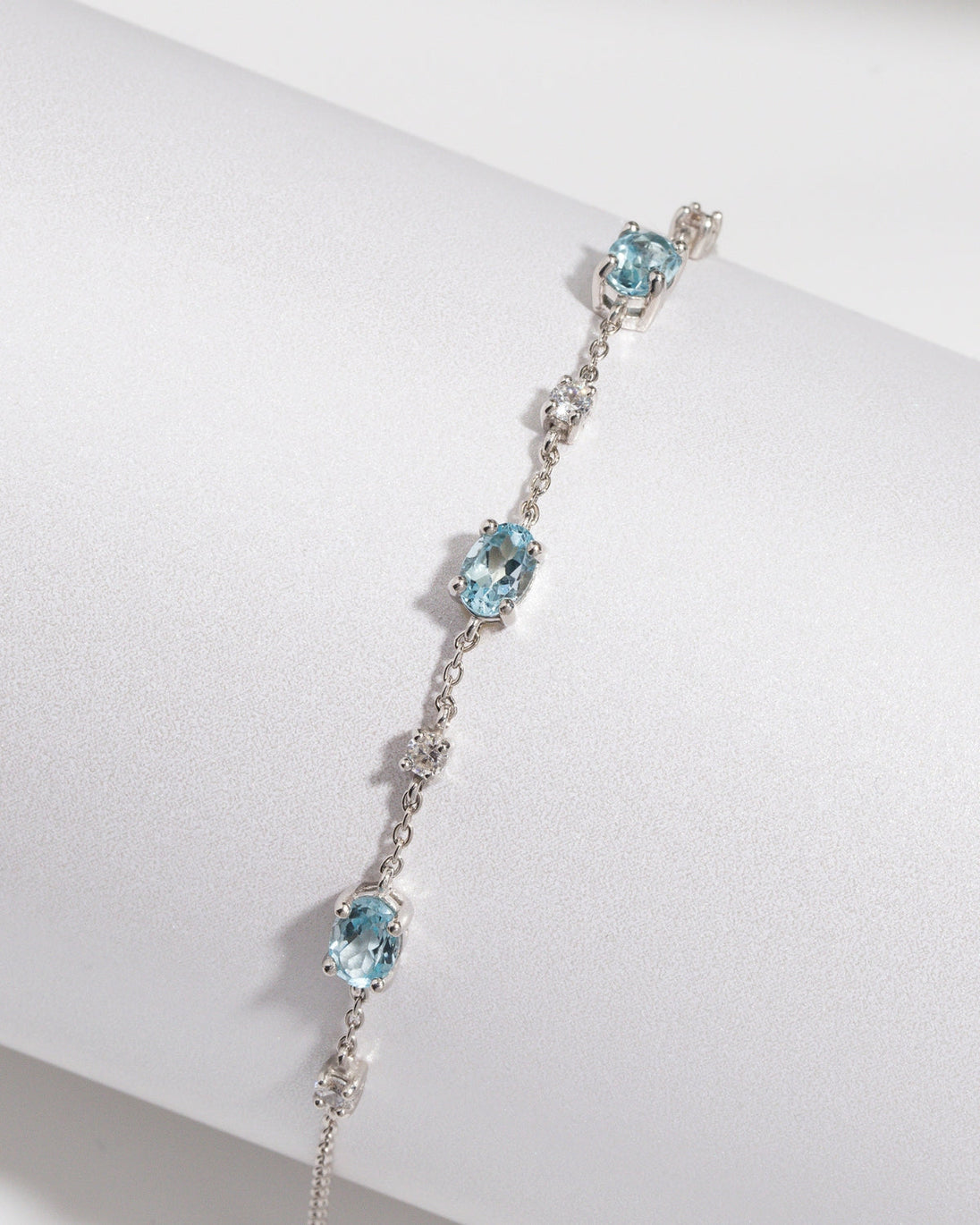 Mini Set 2 - Blue Topaz Jewellery Set in Sterling Silver Vianne Jewellery