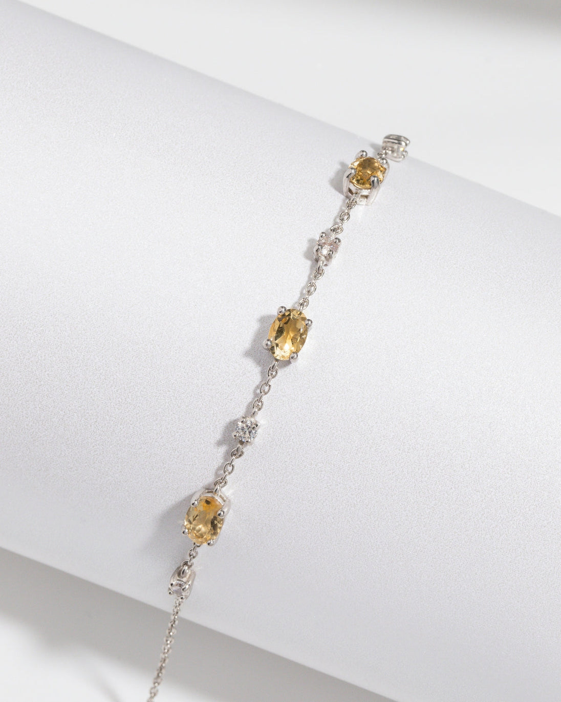 Citrine Bracelet in Sterling Silver Vianne Jewellery