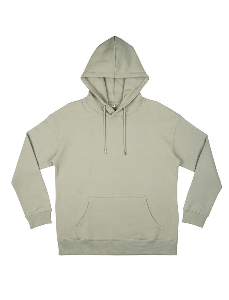 Organic Extra Heavy Dropped Shoulder Hoodie: Unisex Earth Wardrobe