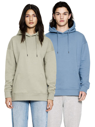 Organic Extra Heavy Dropped Shoulder Hoodie: Unisex Earth Wardrobe
