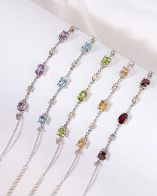 Lavender Amethyst Bracelet in Sterling Silver Vianne Jewellery