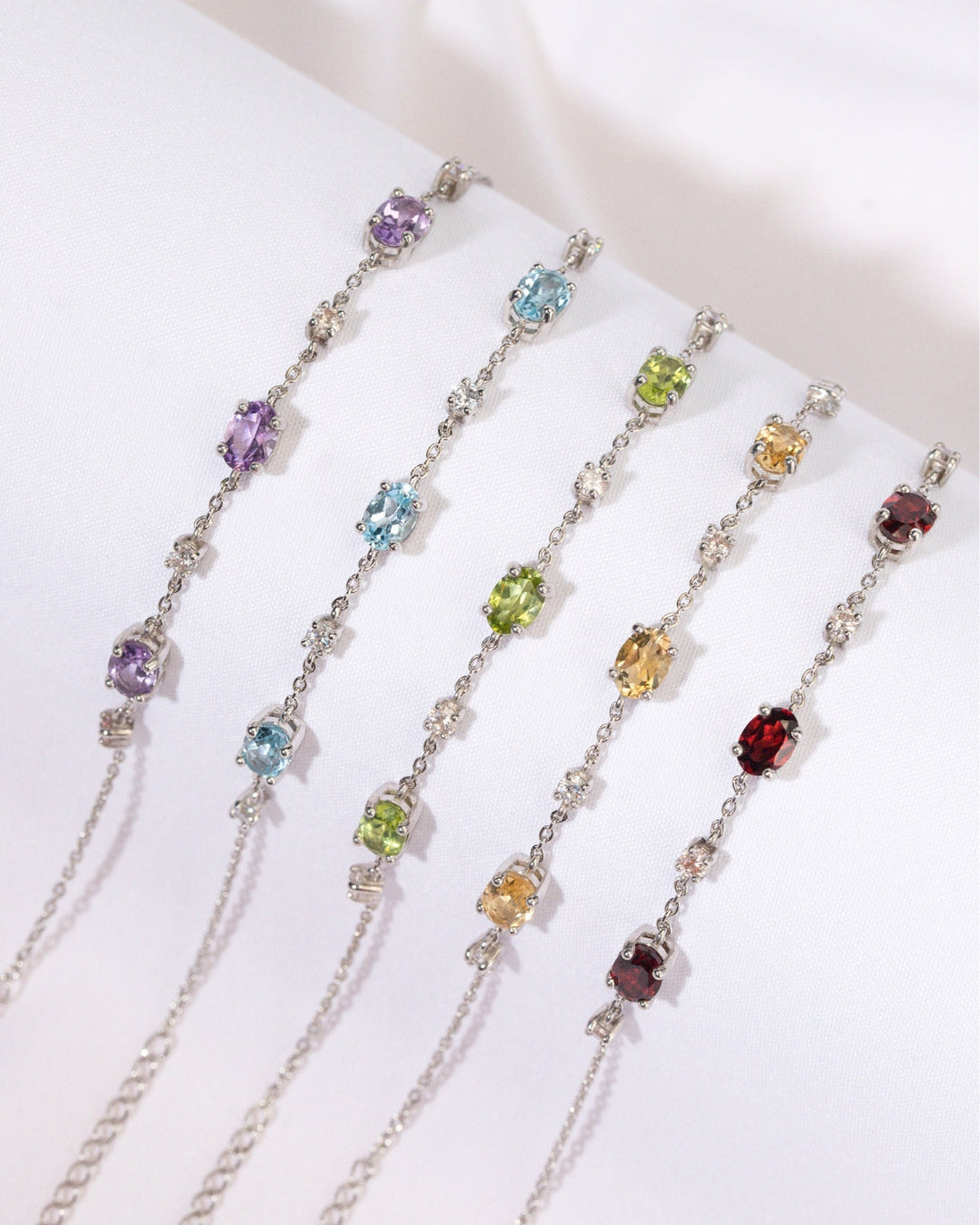 Blue Topaz Bracelet in Sterling Silver Vianne Jewellery