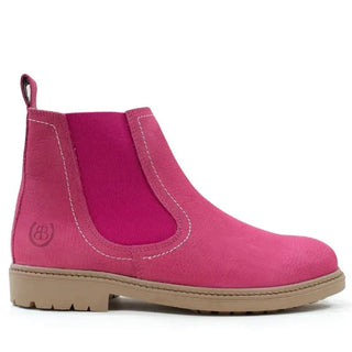 Toddy Short Boot- Raspberry Bareback Footwear