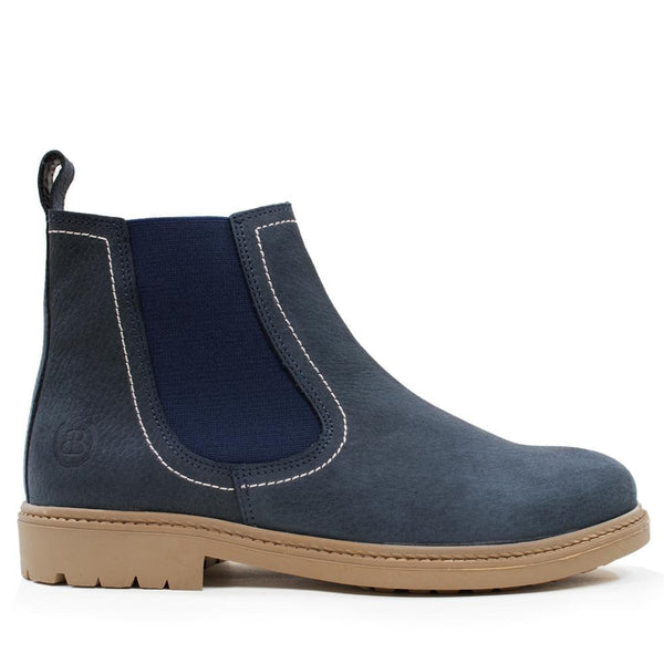 Toddy Short Boot- Blue Bareback Footwear