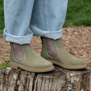 Toddy Short Boot - Sage Green Bareback Footwear