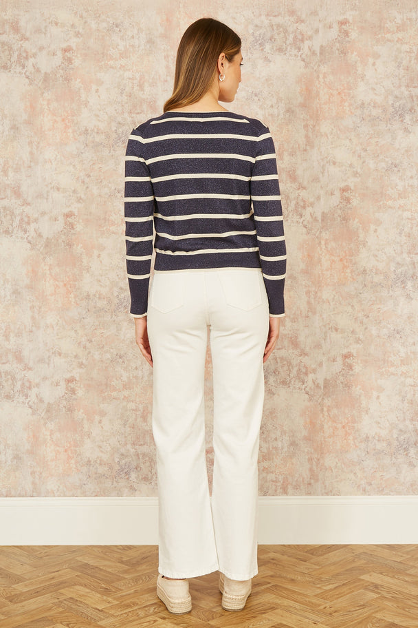 Yumi White Wide Leg High Waist Jeans Yumi