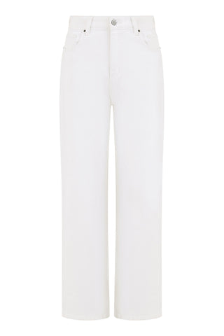 Yumi White Wide Leg High Waist Jeans Yumi