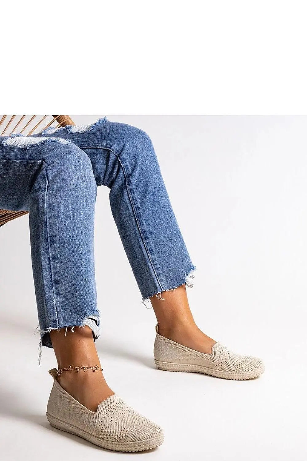 Black slip-on sneakers