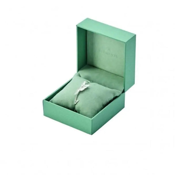 Elements Silver Rose Gold Smoked Topaz Peach Swarovski Bracelet Acotis Jewellery