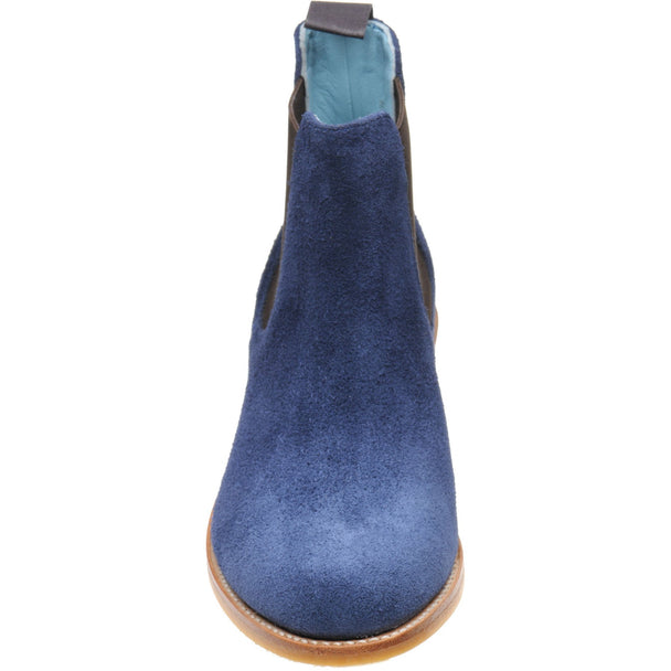 Tamara ladies rubber-soled Chelsea boots in navy suede Herring Shoes