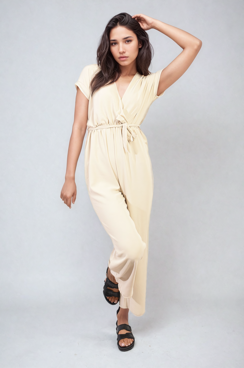 v neck jumpsuit