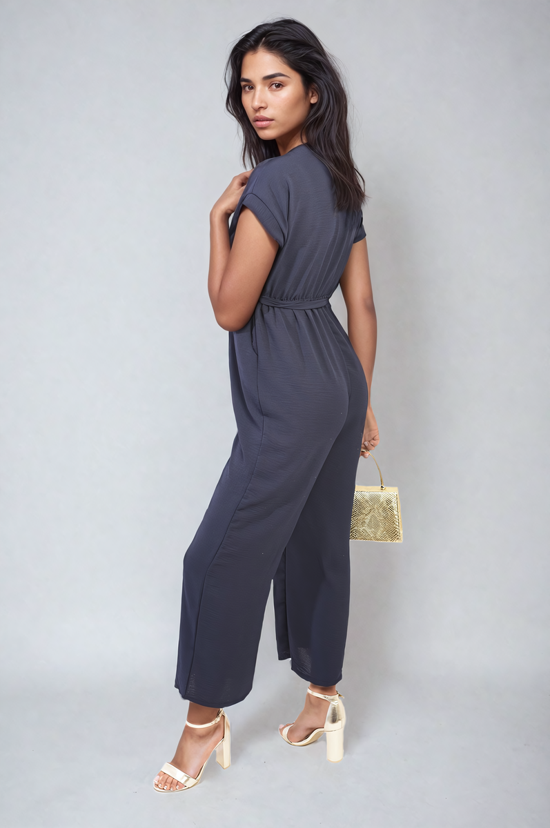 v neck jumpsuit