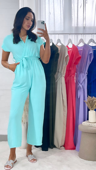 v neck jumpsuit