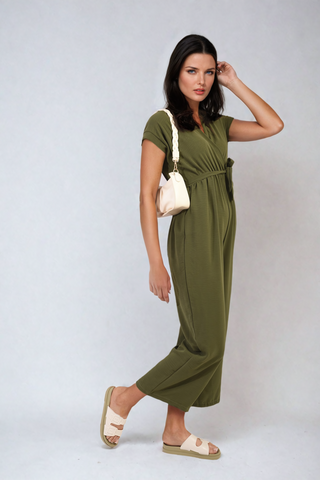 v neck jumpsuit