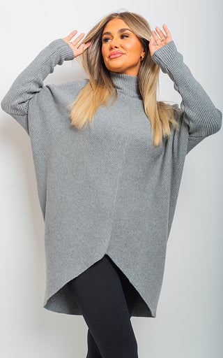 Turtle Neck Knitted Jumper