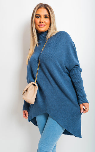 Turtle Neck Knitted Jumper