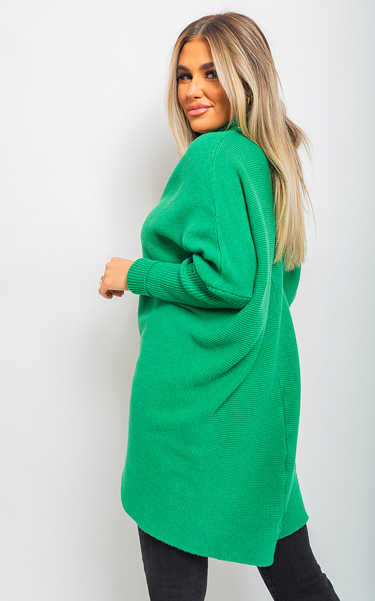 Turtle Neck Knitted Jumper