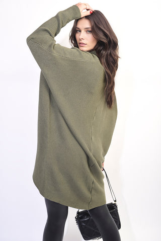 Turtle Neck Knitted Jumper