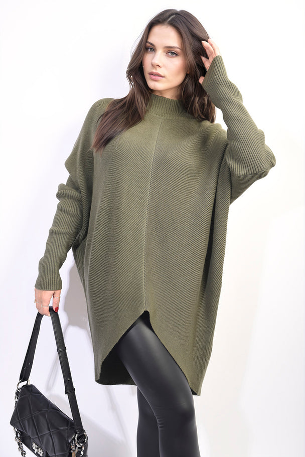 Turtle Neck Knitted Jumper