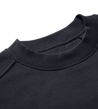 Negroni Oversize Sweatshirt black close-up collar detail urban heritage style