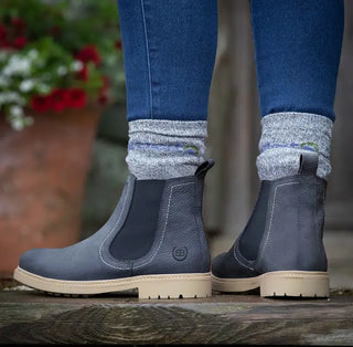 Toddy Short Boot- Blue Bareback Footwear