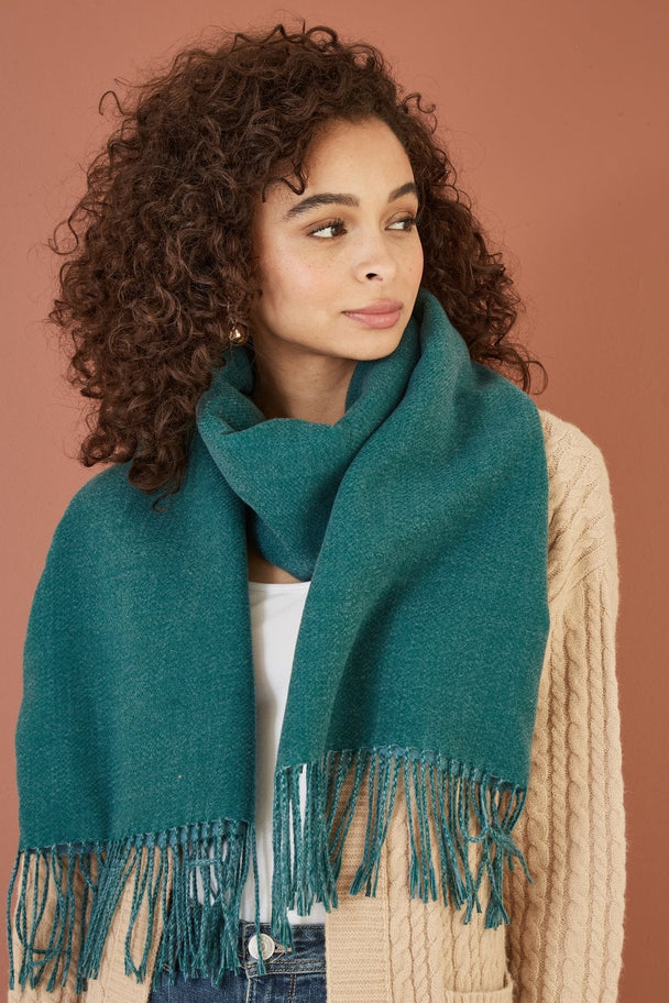 Blue Two Tone Scarf Yumi